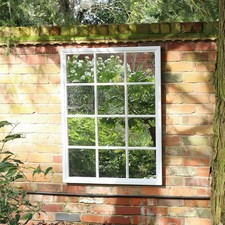 Large Matte White Window