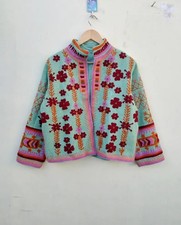 Indian Green Suzani Floral