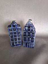 Vintage Delft Blue Canal House