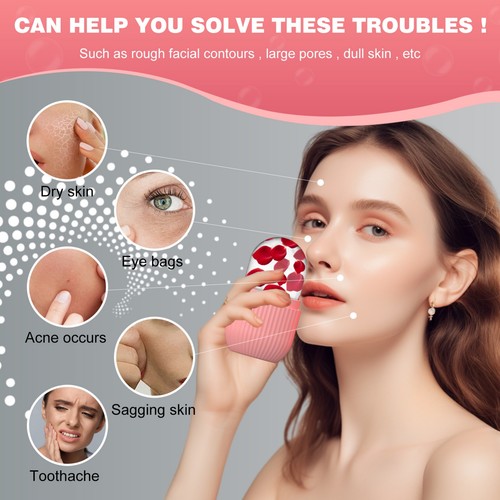 1pc silicone face - , ice