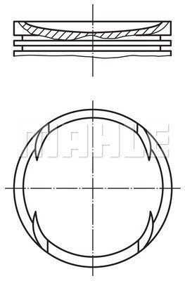 New piston for daewoo - new,