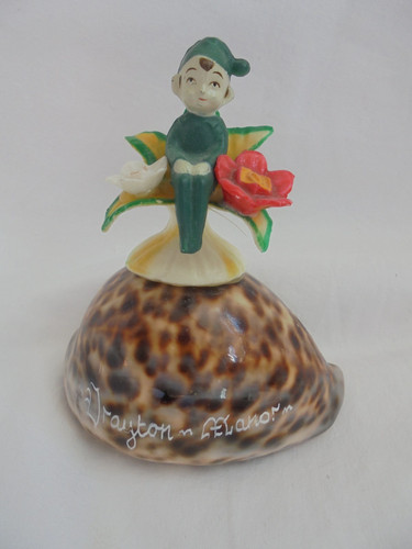 Vintage pixie ornament atop - vintage,