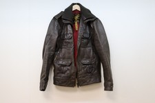 Superdry Leather Jacket Medium