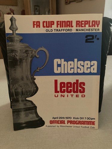 Cup final programme - final, 1970