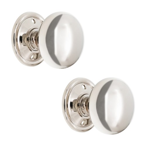 Door knob set solid brass - set,