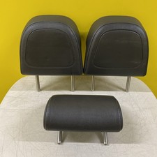 2004-2009 VOLKSWAGEN GOLF GTI MK5 REAR SEAT HEAD REST X3 GREY LEATHER Ref2