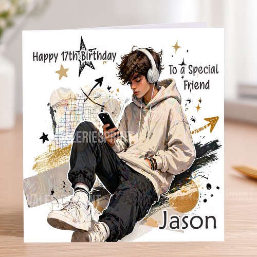 Personalised cool teen boy - cool,