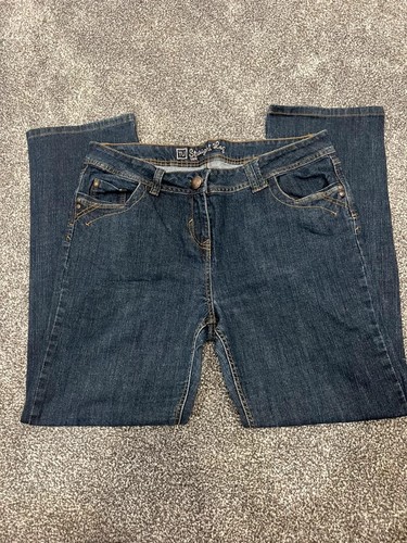 Dark wash straight - dark,