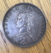 1887  Victorian Half crown vgc