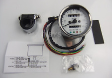 Motorcycle Speedo Luminous Clock Dial Chrome 2:1 Custom Chopper Cafe Racer Brat