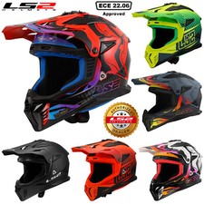 LS2 MX708 FAST II ECE22.06 LIGHTWEIGHT OFFROAD MX QUAD ENDURO MOTORBIKE HELMET