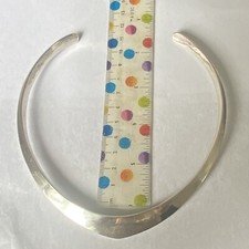 American Art Studio Ronald Hayes Pearson Modernist Sterling Neck Ring Torc 49g