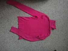 Zara Hot Pink Roll Neck polo