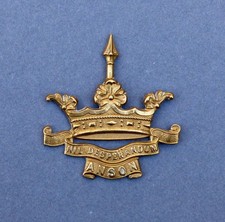 WWI Anson Battalion Royal Naval Division cap badge by J.R.Gaunt, London