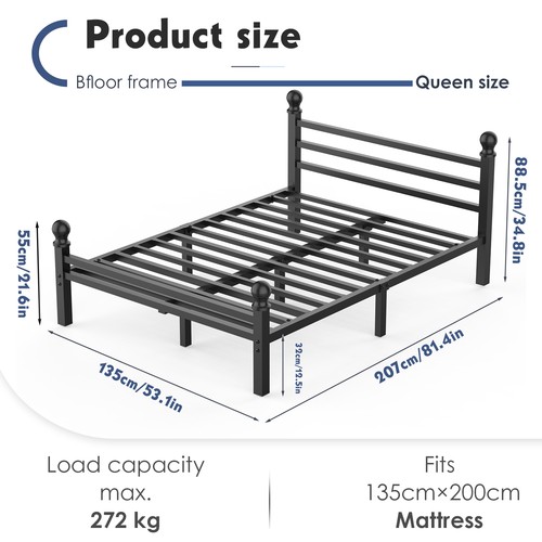 Heavy duty bed frames with - heavy,