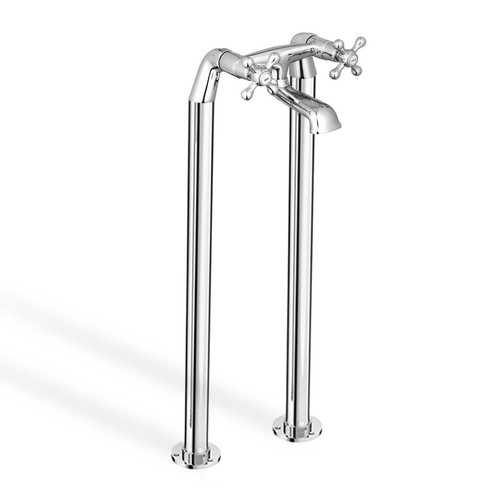 Traditional freestanding bath - traditional,