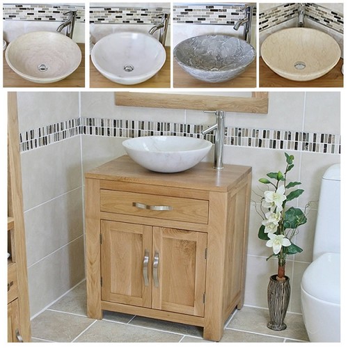 Bathroom vanity unit oak - bathroom,
