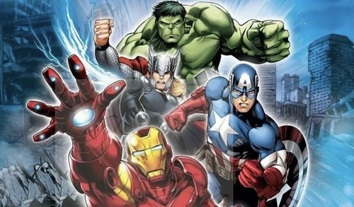 Marvel edible icing cake - marvel,