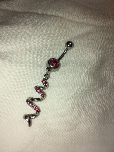 Belly bars drop - drop, piercing