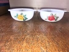 Phoenix Pyrex Yellow Or Red Rose Individual Price per Casserole