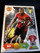 MATCH ATTAX PATRICE EVRA MANCHESTER UNITED SIGNED.