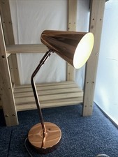 Copper Finish Desk Lamp Retro