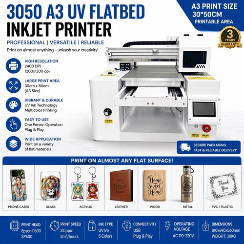 3050 flatbed printer - uv,