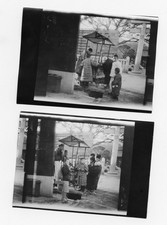Kobe Japan Street Food Stall Locals Original Antique 1920s Photos