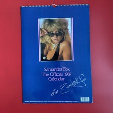 SAMANTHA FOX 1987  CALENDAR OFFICIAL model singer pop music glamour vintage Sam