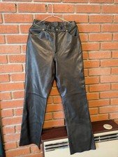 Jane Norris leather trousers UK12