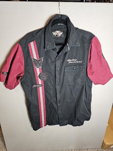 Harley davidson men button - davidson,