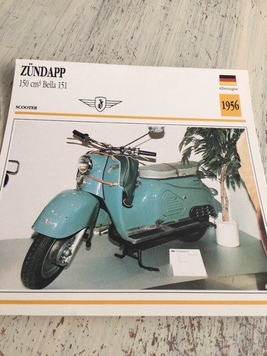 Zündapp scooter 150 cm3 bella - cm3,