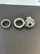 Honda CBR1000RR Front Wheel Spacers And End Nut 2004 2005 RR4 RR5 OEM