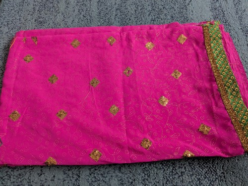 New silk indian sari purple - indian, sari,