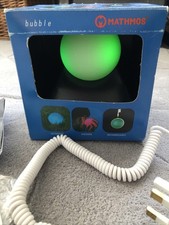 Boxed Vintage Mathmos Bubble Light. Green Light.