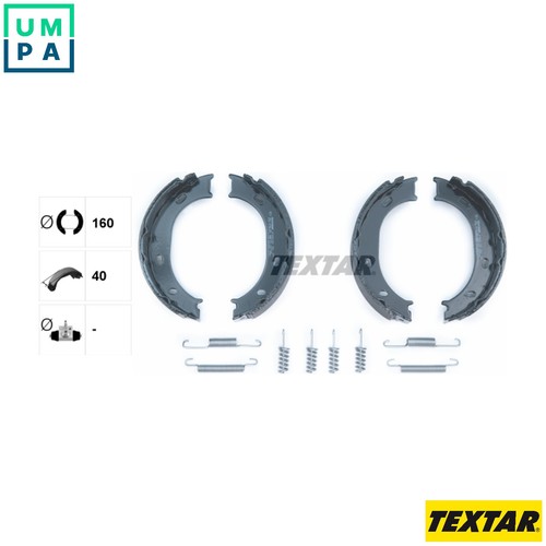 Brake shoe set parking - parking,