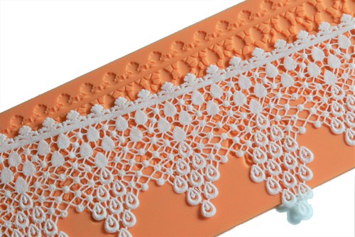 Silicone sugar lace mould for - silicone,