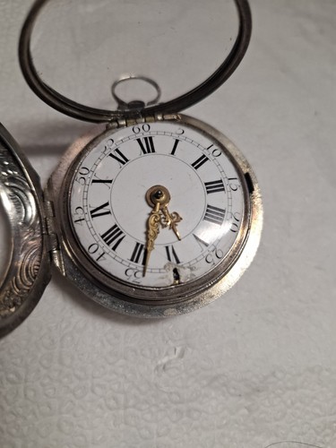 Antique english silver verge - antique,