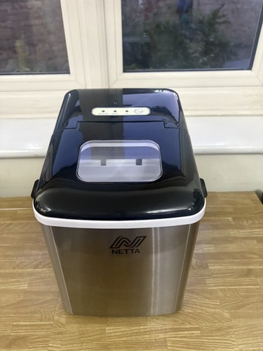 Silver ice maker machine - silver,