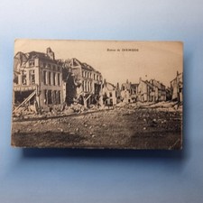 WW1 War Damage Postcard C1918