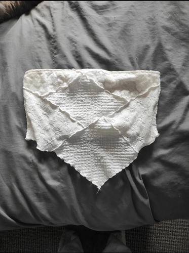 Primark white tube - , lacy