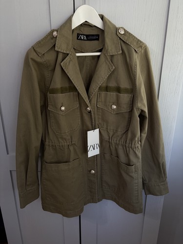 Zara khaki military style - khaki,