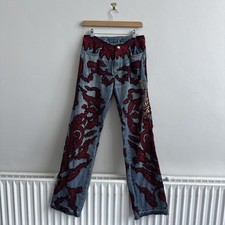 Voyage Passion Paisley Design Jeans With Diamanté Details
