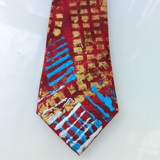 VIVIENNE WESTWOOD Tie CUSTOMISED by PAUL McNEIL -  ARTIST Completely UNIQUE