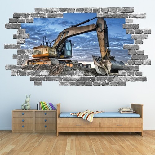 Jcb construction digger grey - digger,