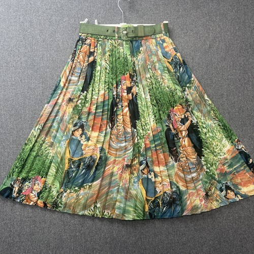 Vtg accordion pleated skirt - pleated,