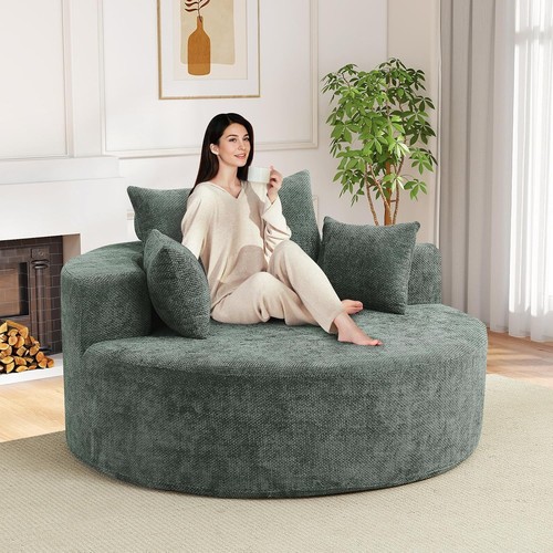 Oversized barrel chair - oversized,