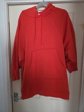 H&M Dark Orange Hoodie Dress