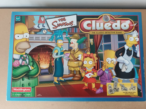 The simpsons cluedo board - simpsons,