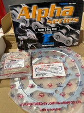 TSUBAKI CHAIN AND SPROCKET KIT KAWASAKI ZZR600D1/2/3  1990-1993 2072.ST.AP